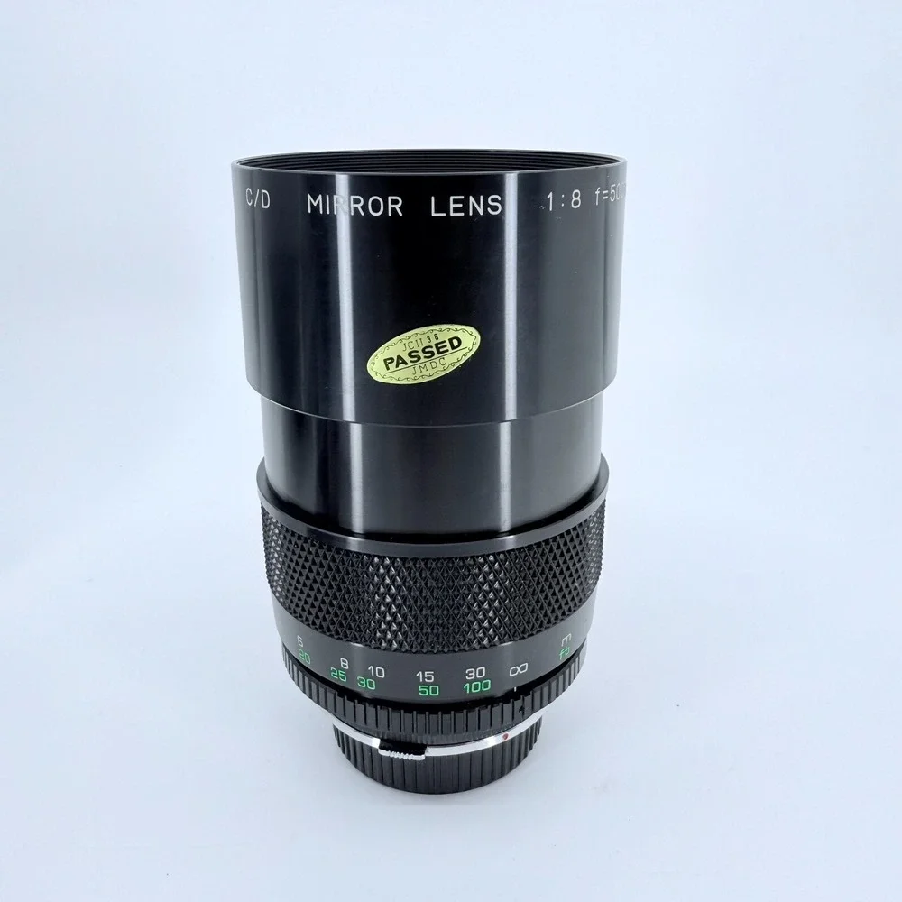 SOLIGOR C/D 500mm Mirror Lens Catadioptric Hood ND2X ND4X 1A case  Canon T Mount